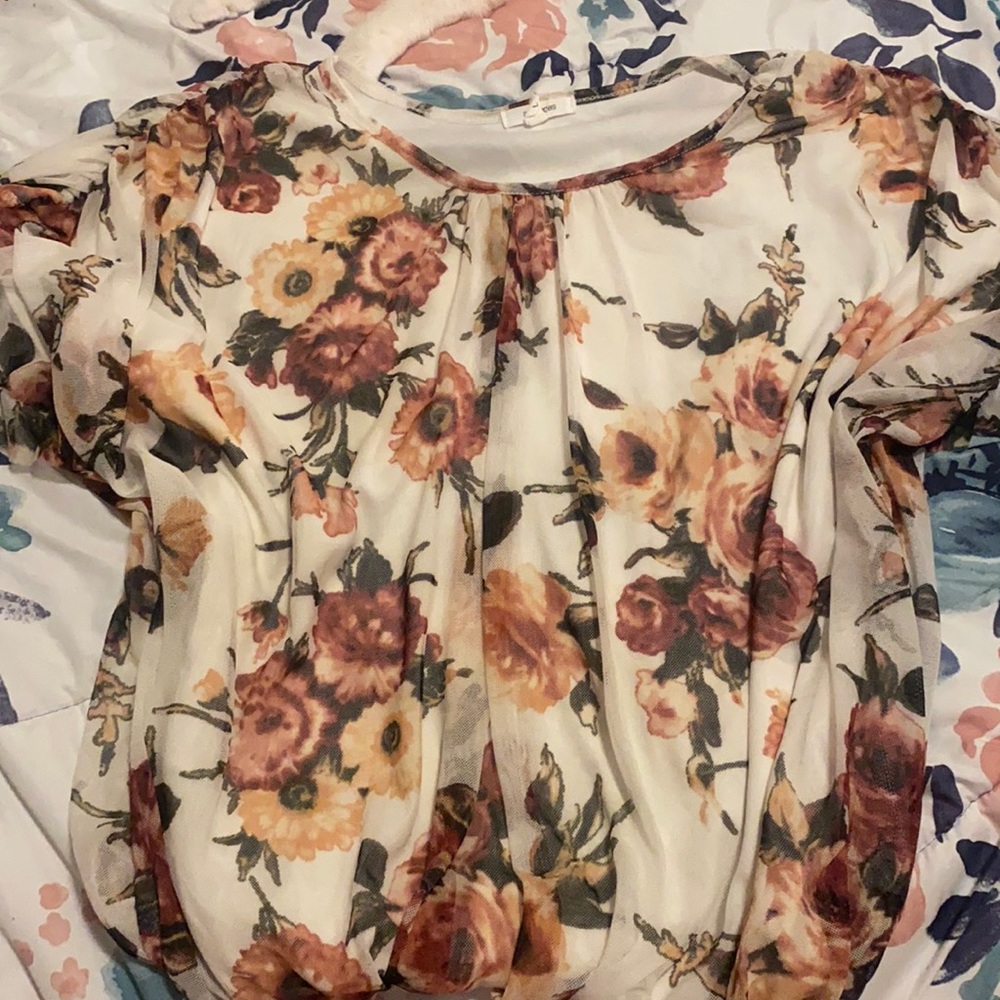 Floral large Maurice blouse